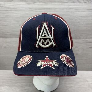 Rare Alabama A&M Bulldogs Vintage Snapback Hat Cap NCAA Big Boy Headgear Patch
